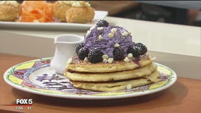 Ravens pancakes at Baltimore's Miss Shirley's Cafe