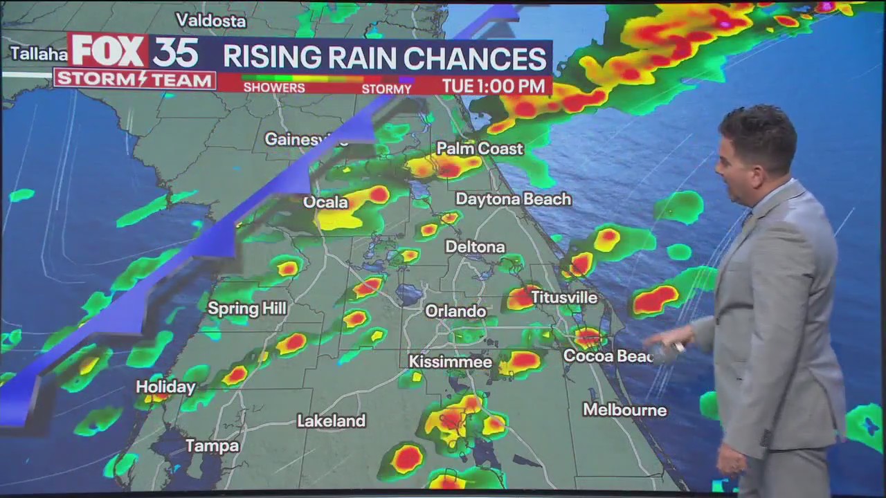 Orlando weather: Cold front to bring storms