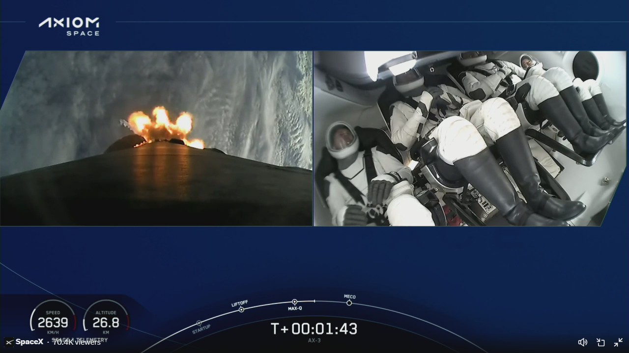 SpaceX, Axiom Space launch first crewed mission of 2024