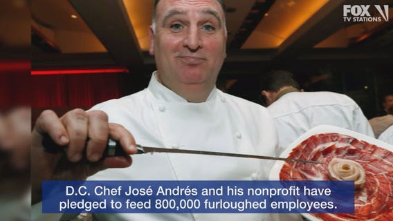 Jose Andres promises to feed 800,000 furloughed employees