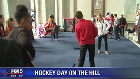 Hockey Day held on Capitol Hill for local students
