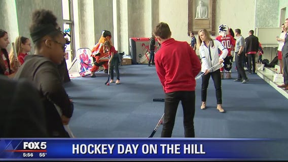 Hockey Day held on Capitol Hill for local students
