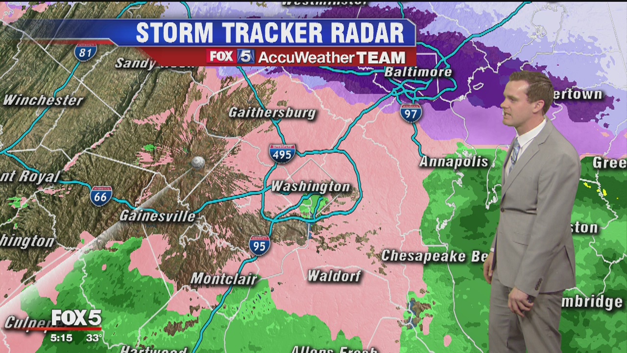 Wintry mix hits DC region causing traffic mess, school delays; another ...