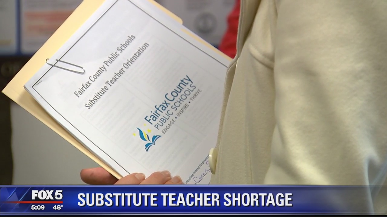 Substitute teacher shortage in Northern Virginia continues