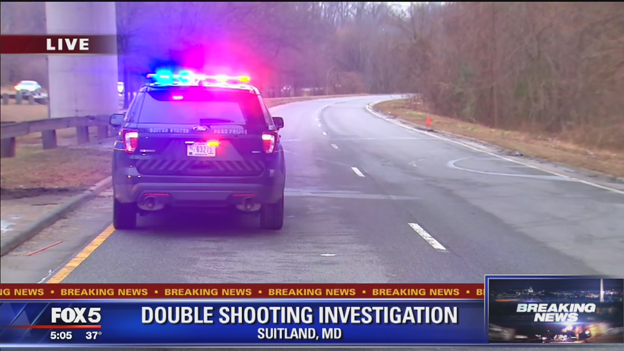 Park Police investigating deadly double shooting on Suitland Parkway