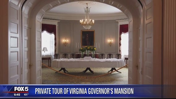 Exclusive look inside the Va. Executive Mansion