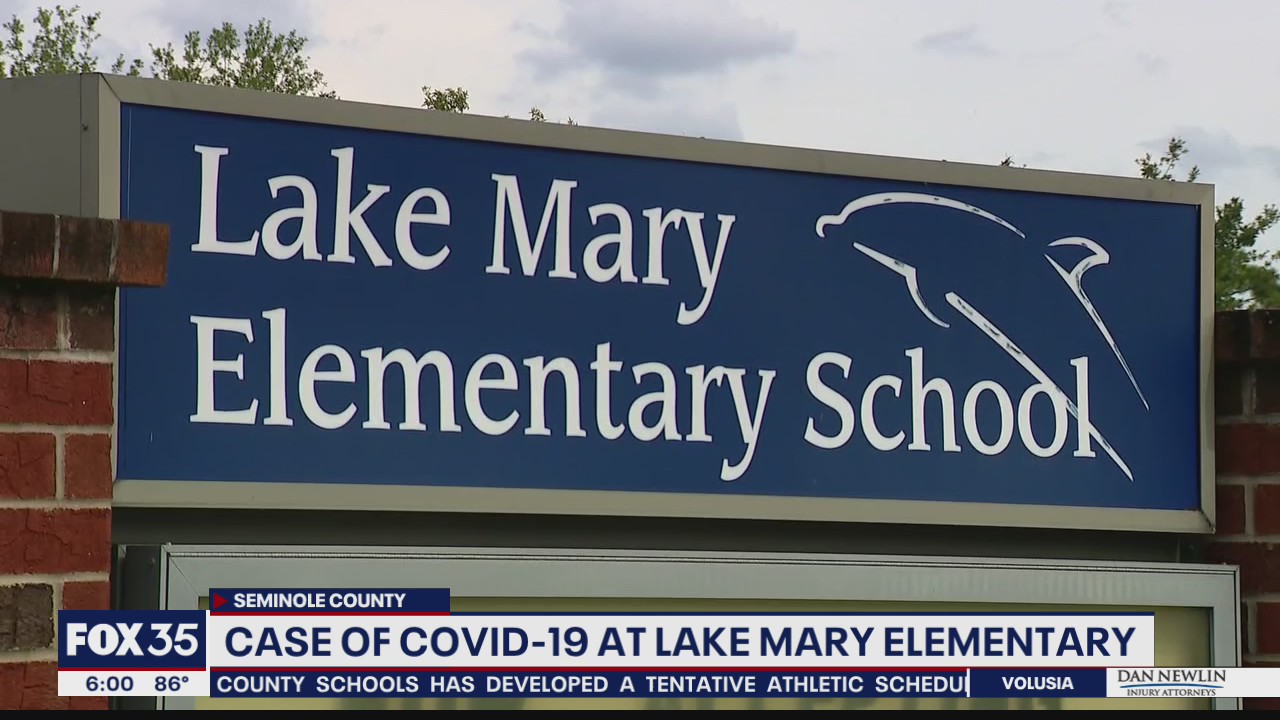 Case of COVID-19 at elementary school in Seminole County