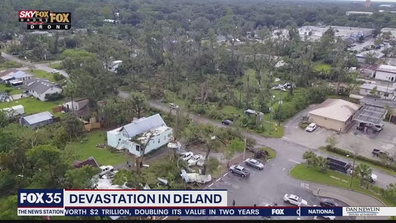 Tornado leaves devastation in DeLand