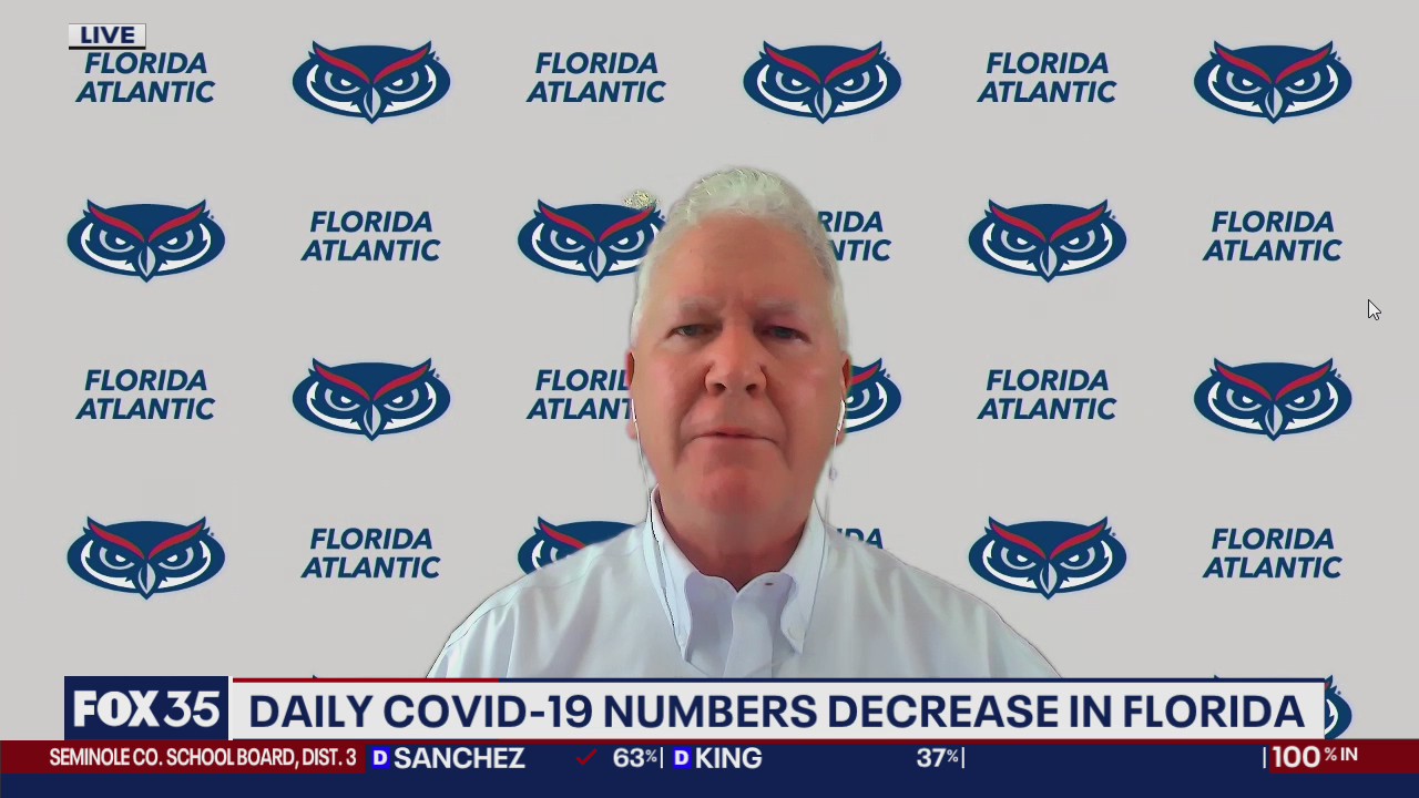 Daily COVID-19 numbers decrease in Florida