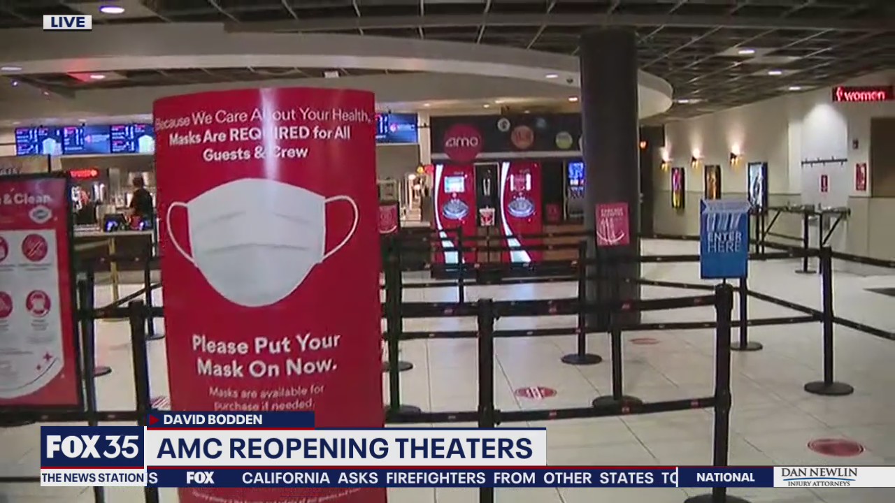 AMC reopening theaters
