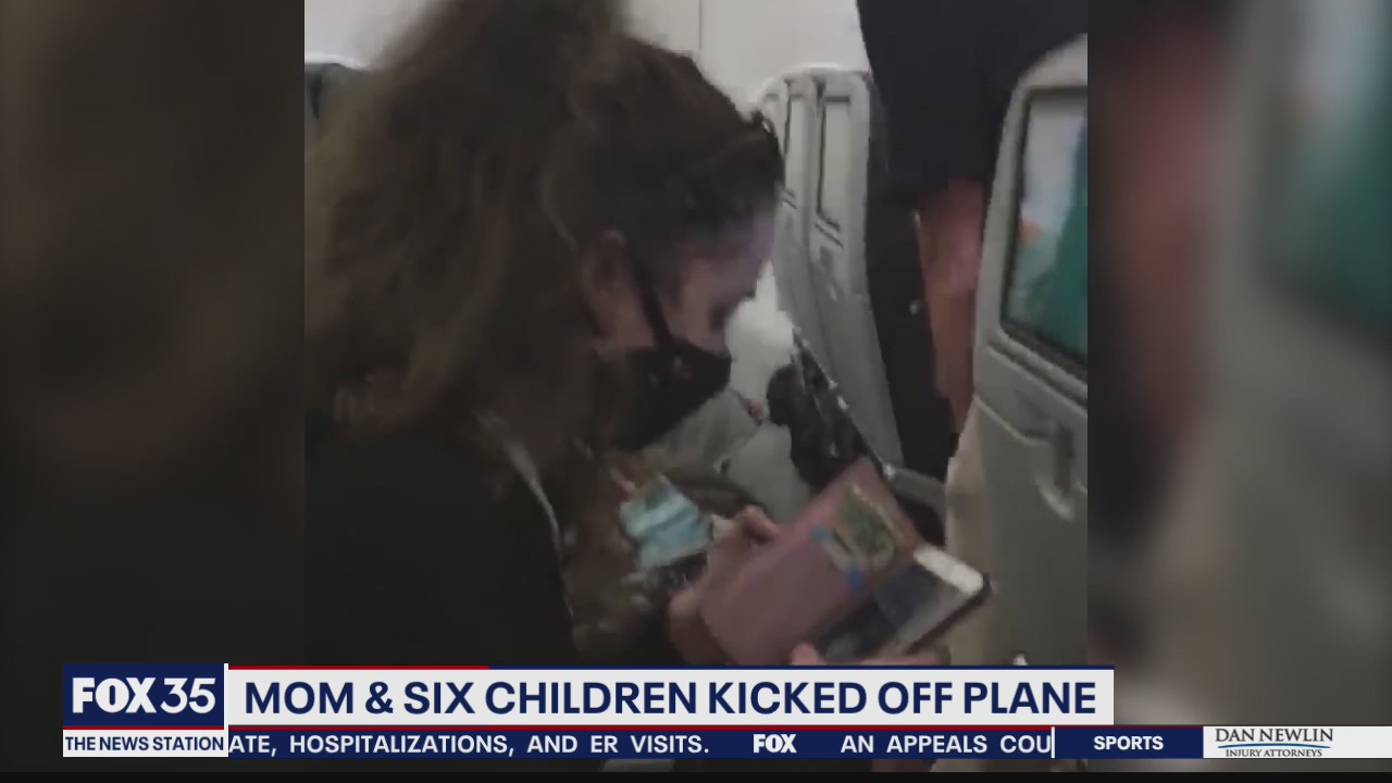 Mom says family was kicked off flight because child couldn't keep mask on