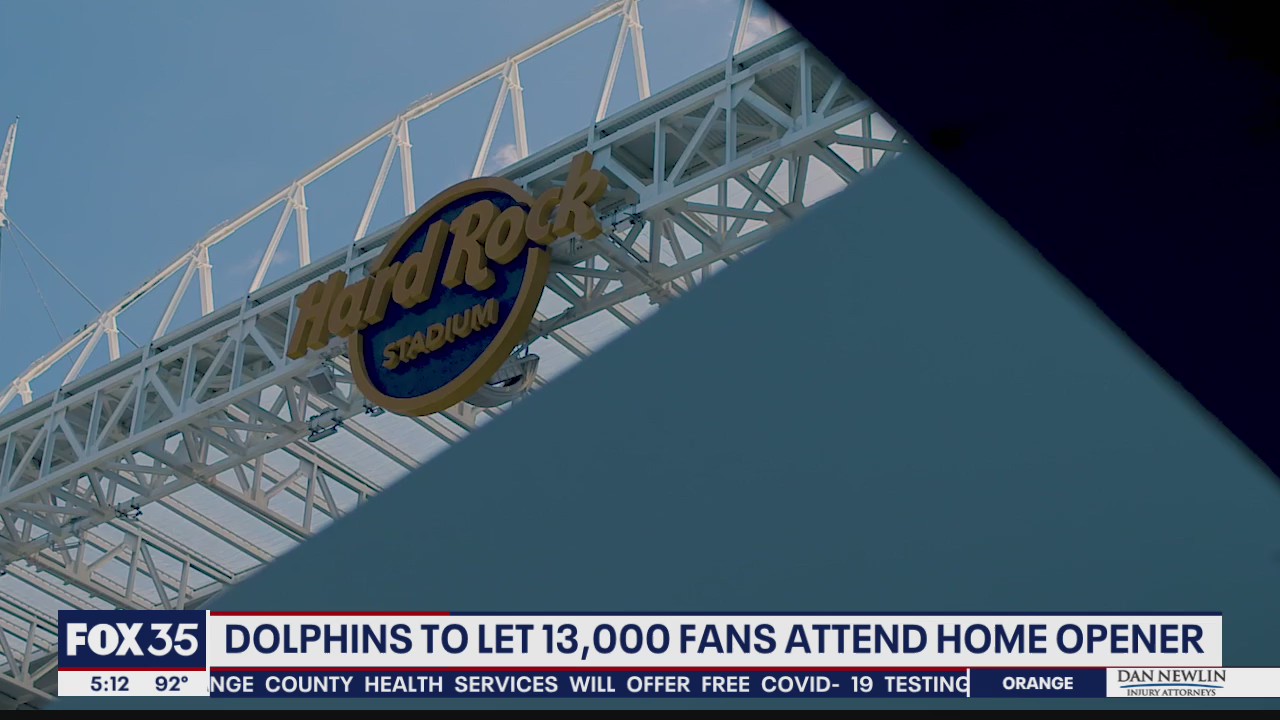 Dolphins to let fans attend home opener in limited capacity