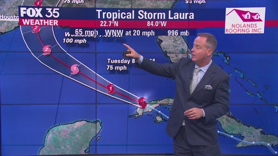 Marco weakens while Tropical Storm Laura expected to strengthen
