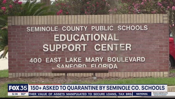 Over 150 asked to quarantine by Seminole County Public Schools
