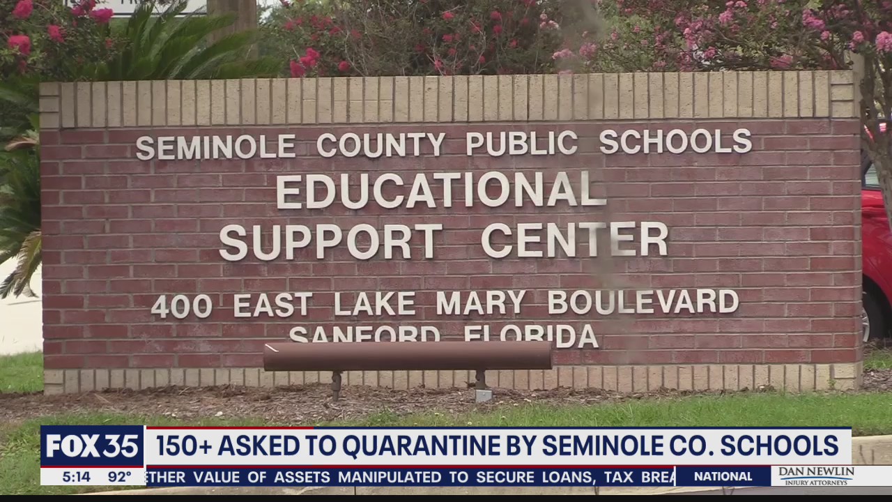 Over 150 asked to quarantine by Seminole County Public Schools