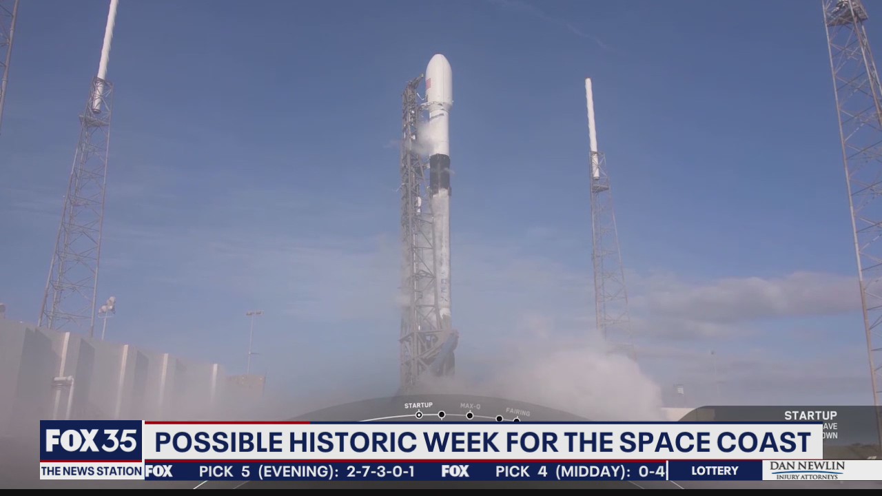 Possible historic week for Space Coast with 3 launches