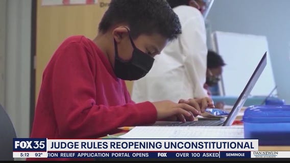 Judge rules reopening of schools unconstitutional