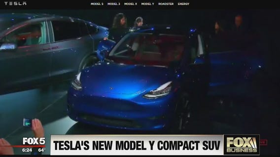 Tesla unveils new Model Y compact SUV