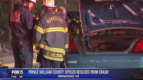 Police officer involved in crash in Virginia