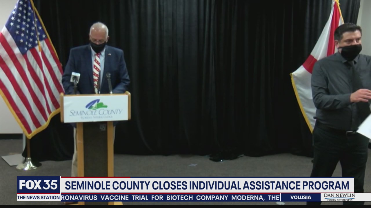 Seminole County closes individual assistance program