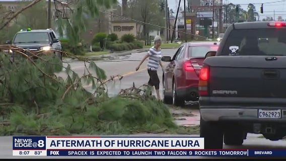 Aftermath of Hurricane Laura