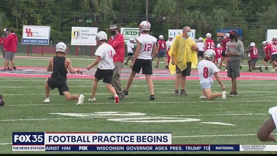 High school football practice allowed to begin