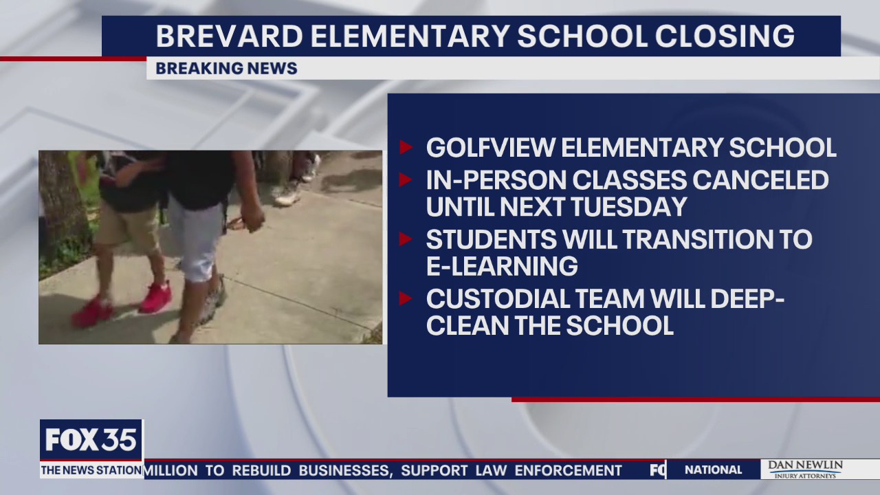 Brevard County elementary schools closing due to COVID-19 concerns