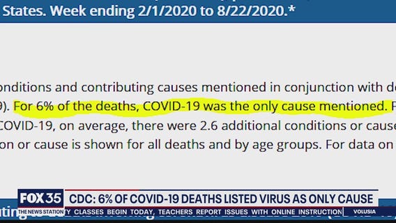 Doctors explain CDC statistic on COVID-19 deaths
