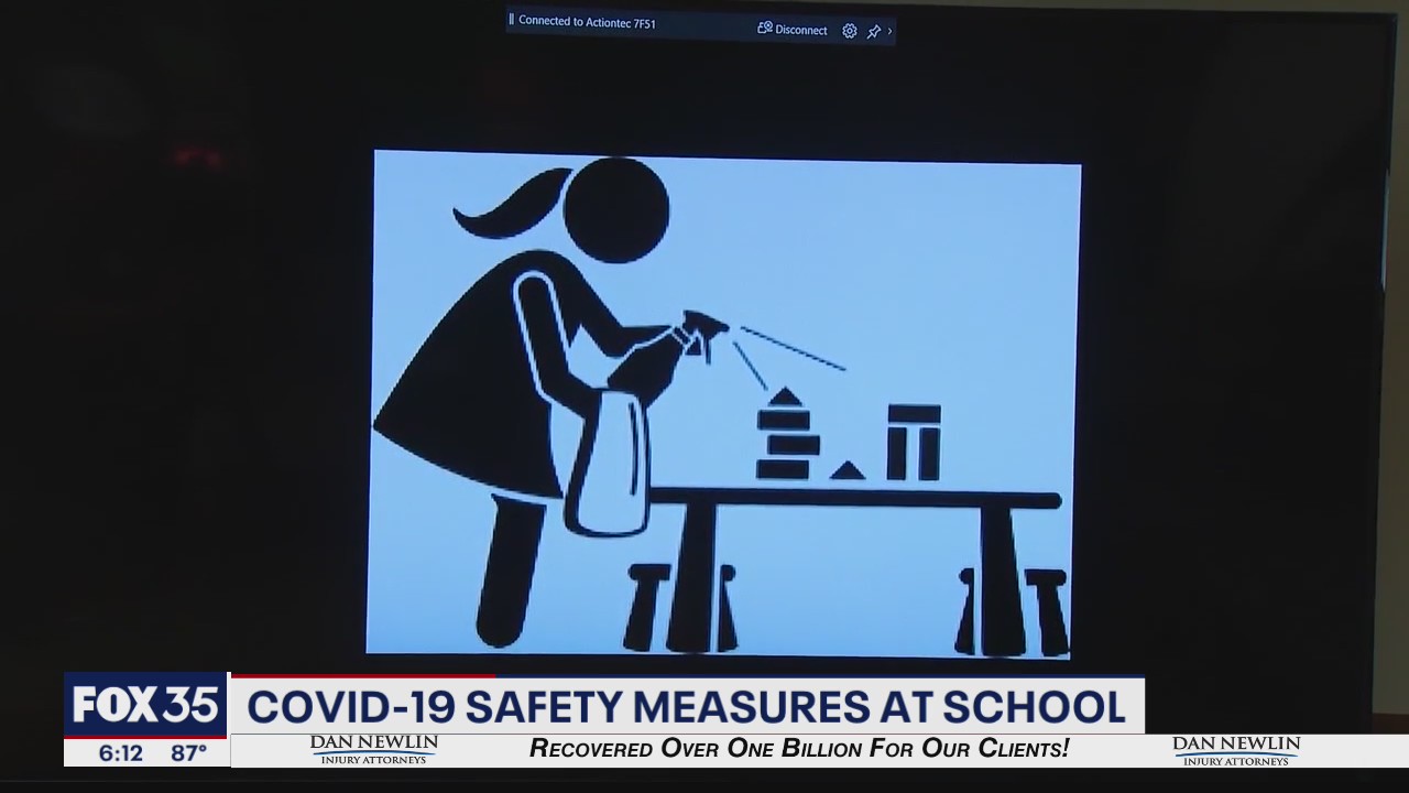COVID-19 safety measures at Volusia County schools