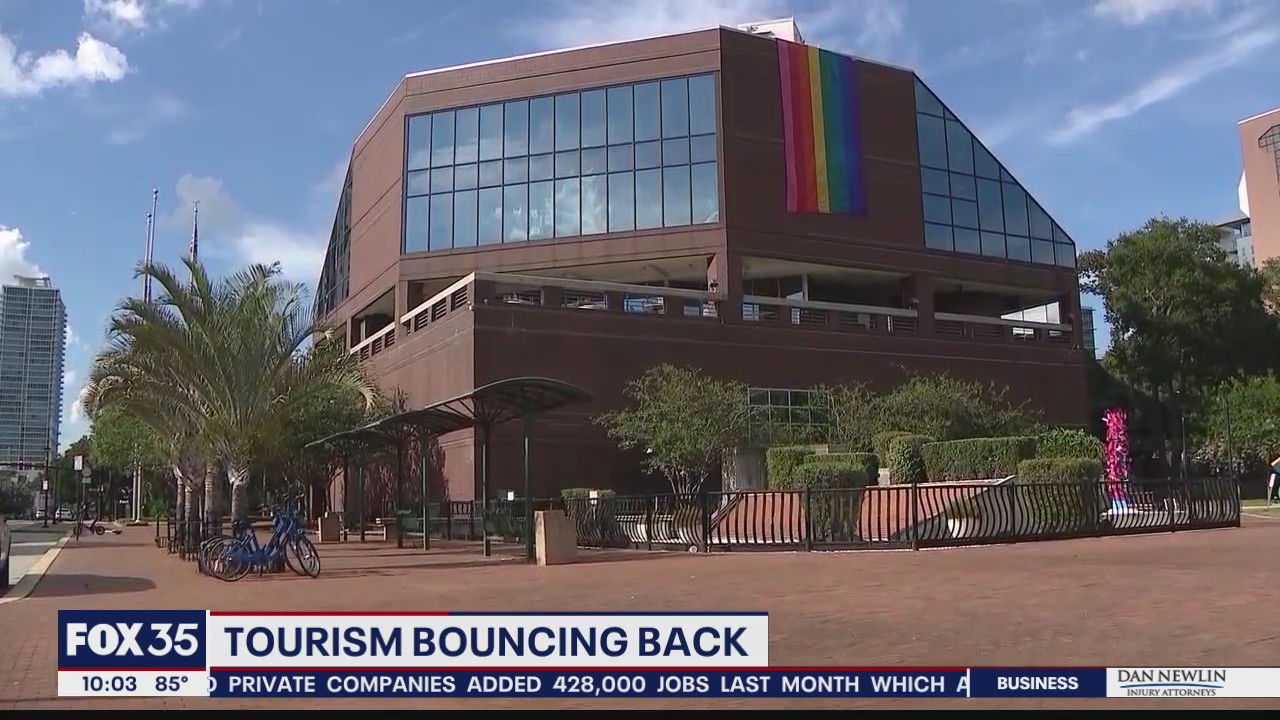 Tourism numbers showing slight improvement