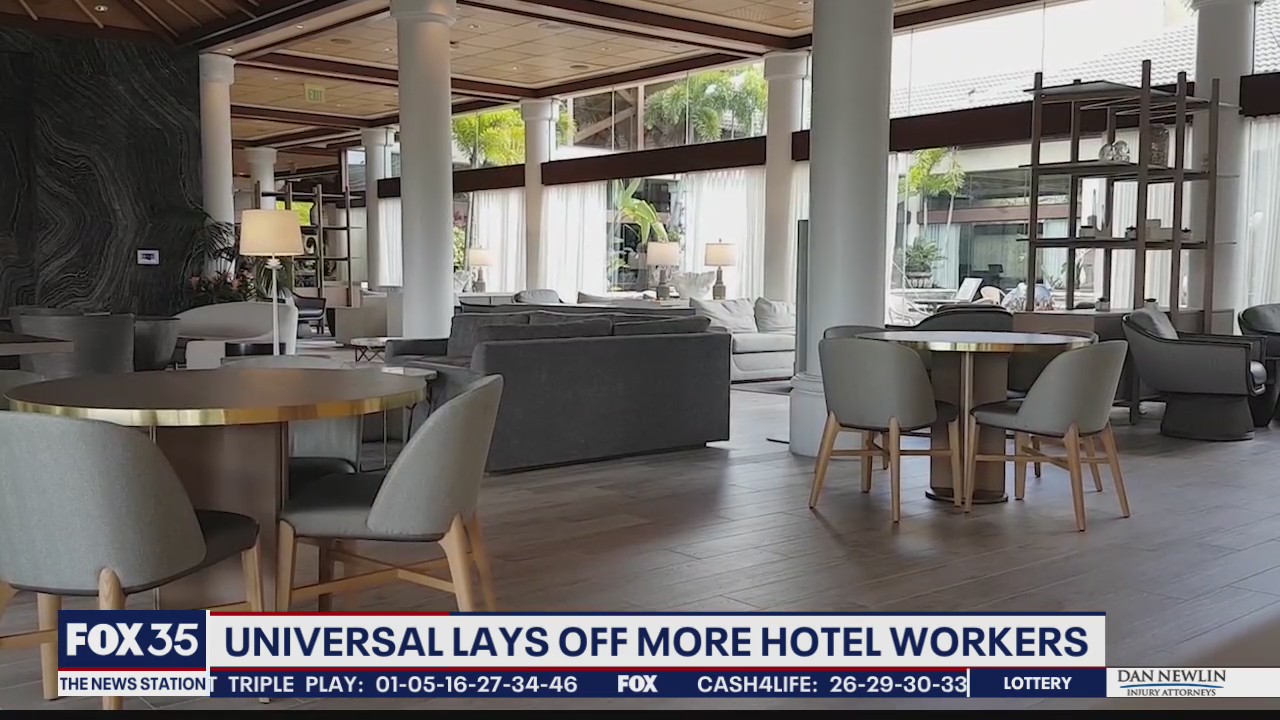 Universal announces additional reduction in staff at hotels