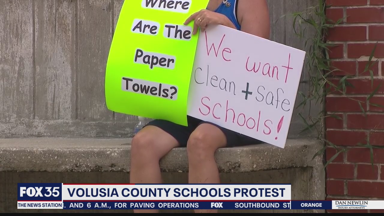 Volusia County schools protest