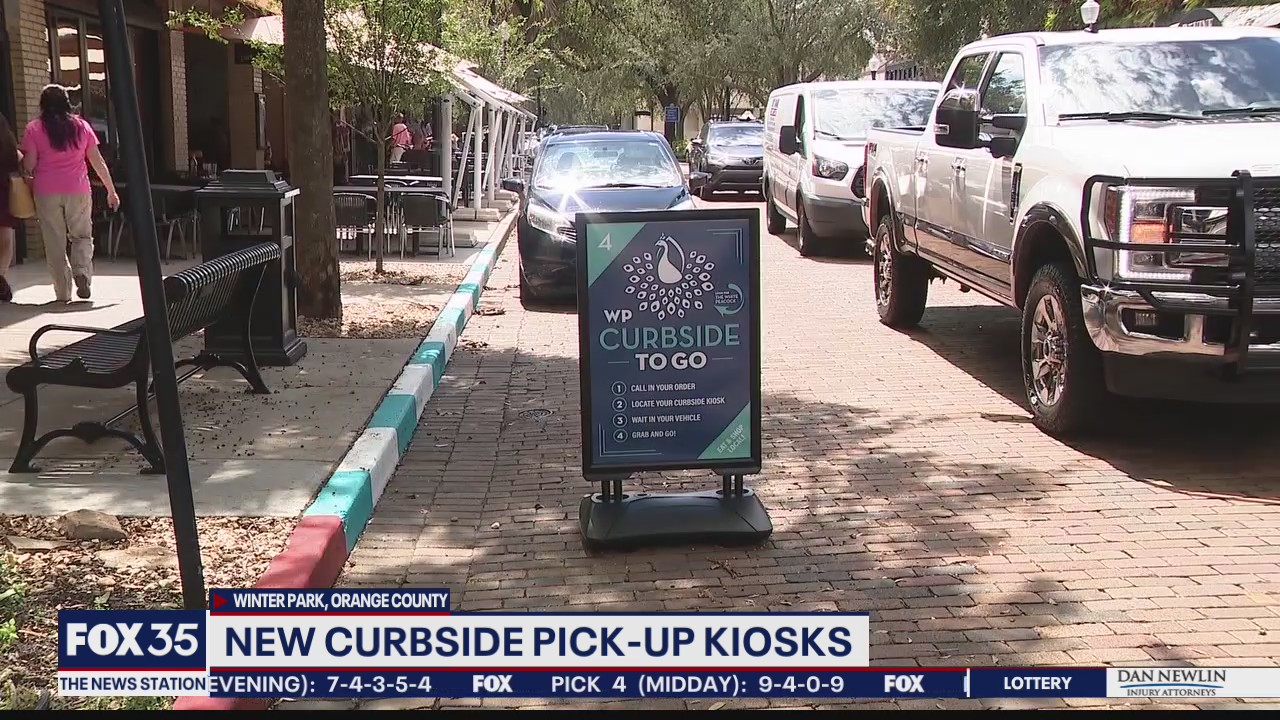 New curbside pick-up zones