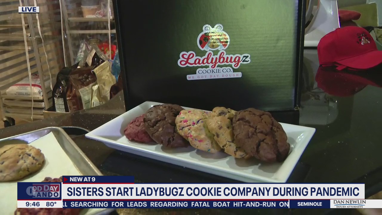 Sisters start cookie company with help from father