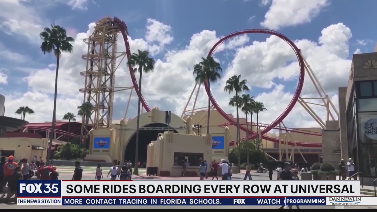 Some rides to board every row at Universal