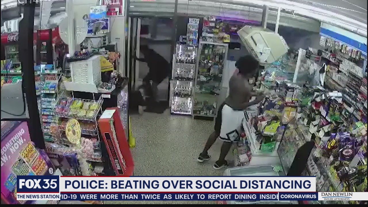 Police say man was beaten over social distancing