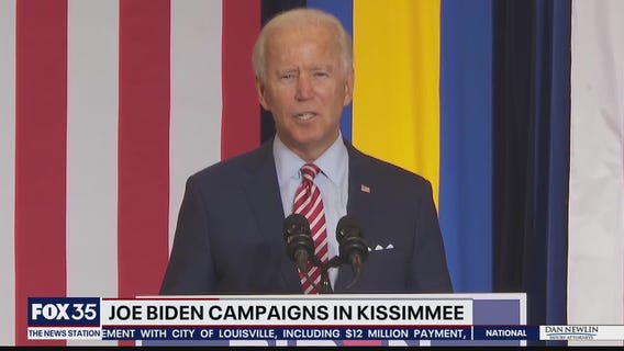 Joe Biden campaigns in Kissimmee