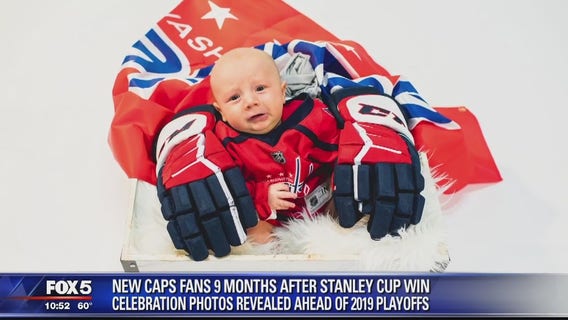 Caps recreate championship celebration photos