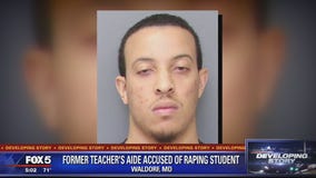 Former teacher's aide accused of raping student