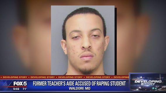 Former teacher's aide accused of raping student