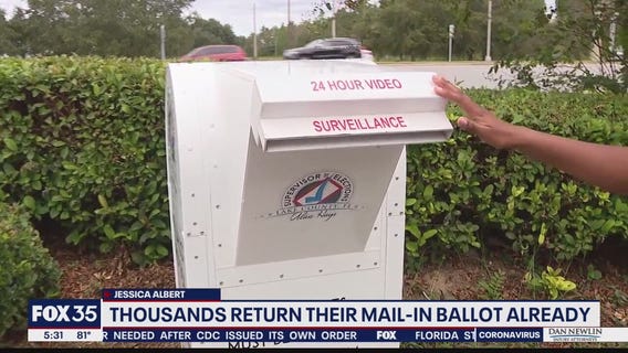 Thousands return their mail-in ballots