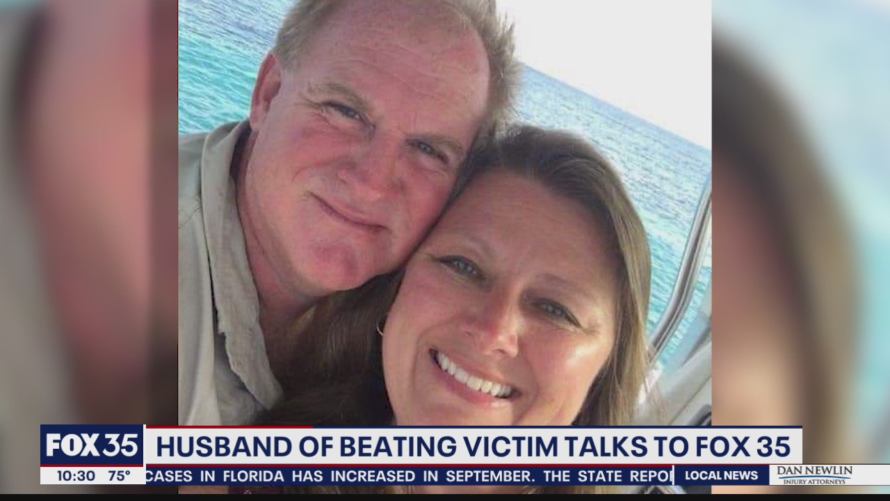 Husband of beating victim talks to FOX 35