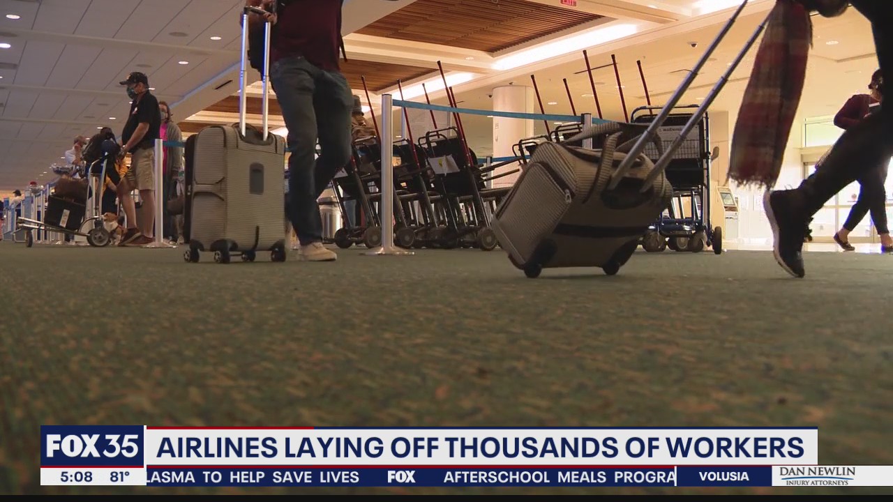 Airlines laying off thousands of workers