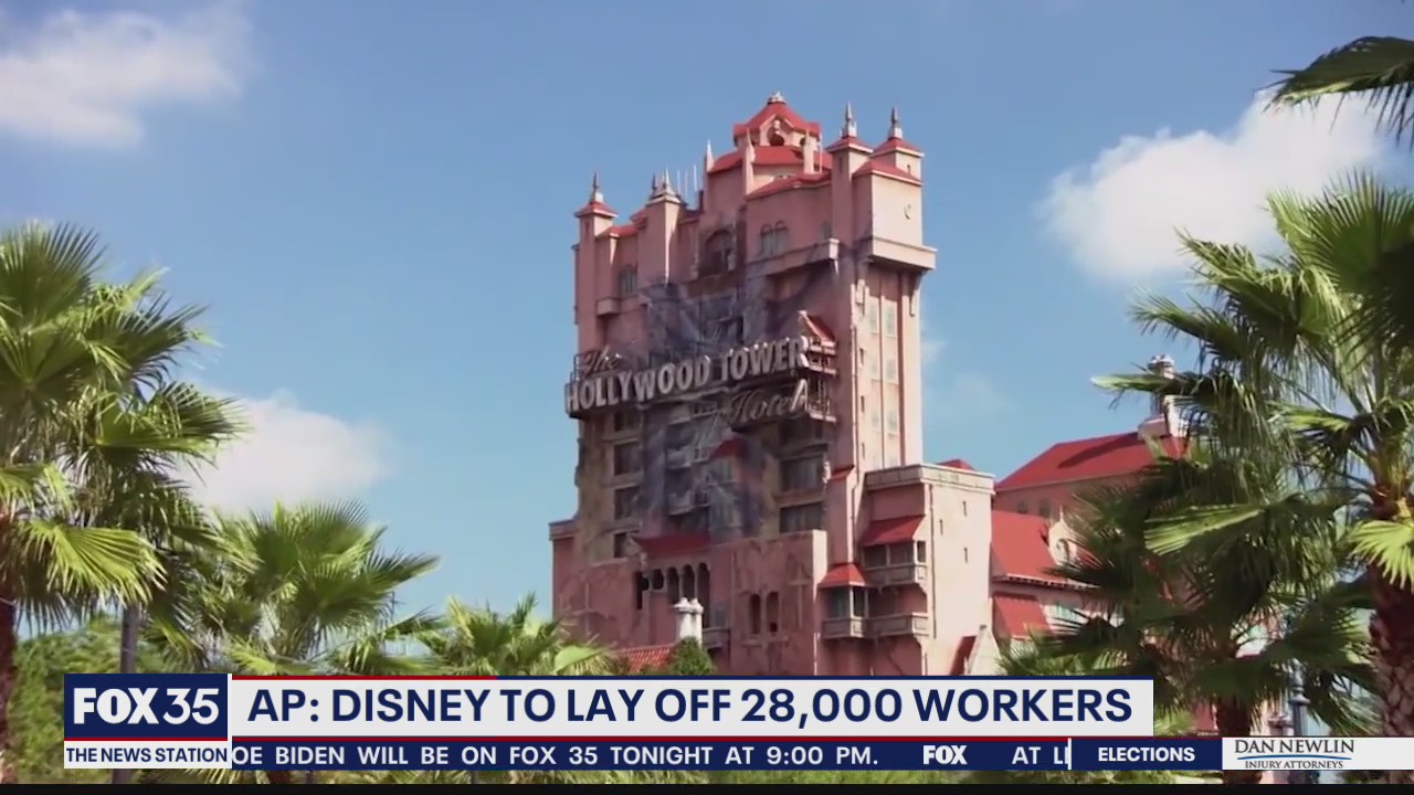 Disney to lay off around 28,000 workers in Florida, California
