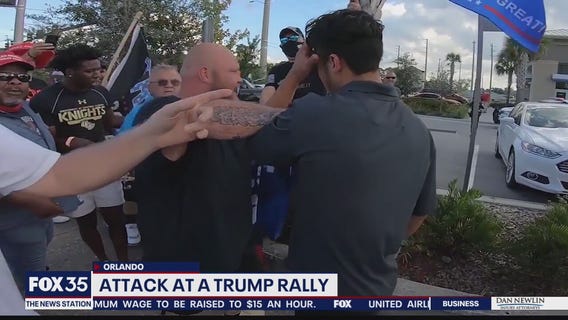 Trump supporter said he was attacked
