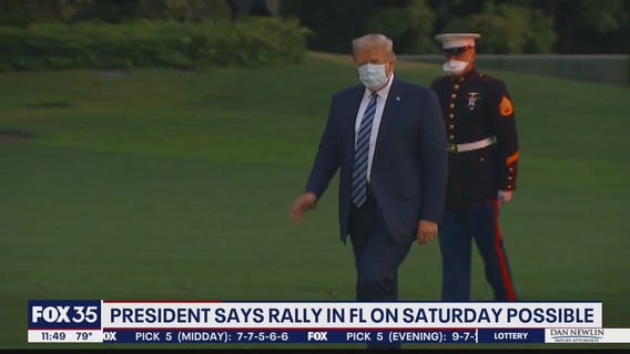President Trump says he might hold weekend rallies in Florida, Pennsylvania
