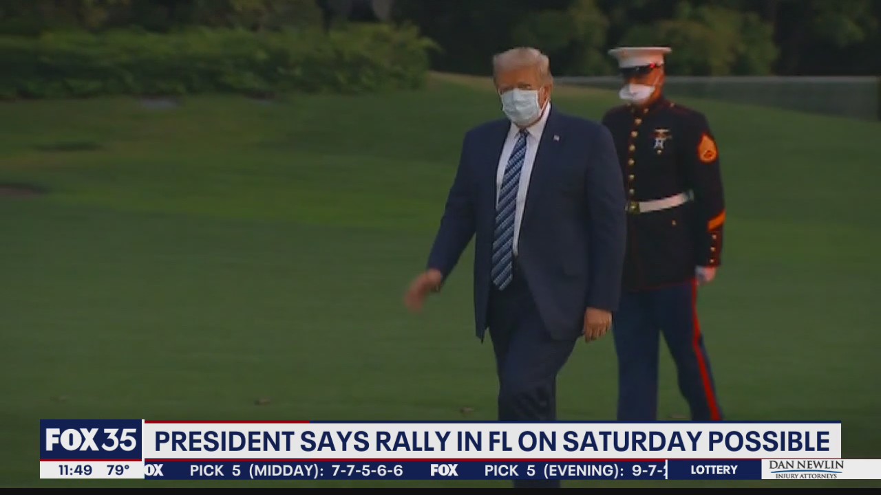 President Trump says he might hold weekend rallies in Florida, Pennsylvania