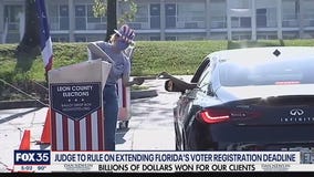 Judge to rule on extending Florida's voter registration deadline
