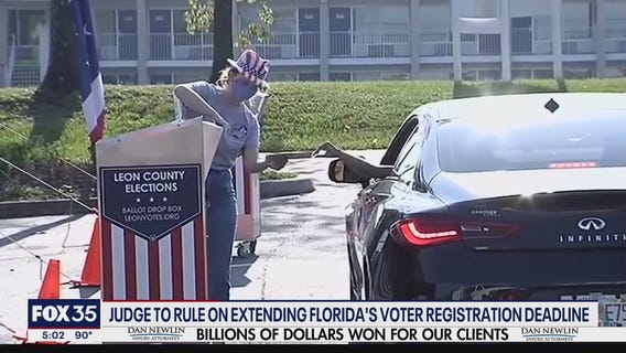 Judge to rule on extending Florida's voter registration deadline