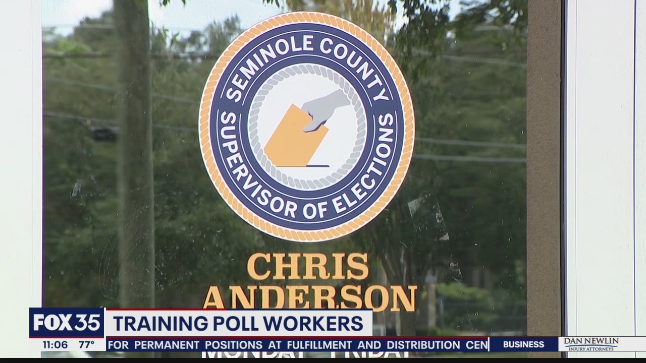 Seminole County election workers trained in case of violence, disruptions